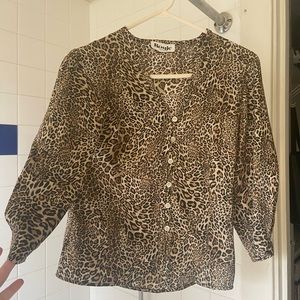 Rouje Dalida Blouse in Leopard